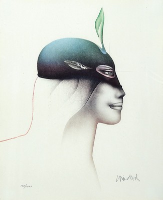 Paul Wunderlich, 1927-2010, 2 Farblithographien, handsigniert und num. 192/1000, ca. 34x27cm, u.Gl., R. ca. 53x44cm