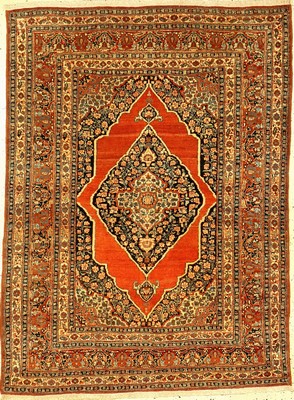 Täbriz "Hadji-Jalili" antik, Nordwestpersien, um 1890/1900, Wolle geknüpft auf Baumwolle. Feiner Täbriz aus den legendären ...