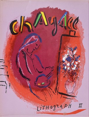 Marc Chagall (1887-1985), Lithogaph II (1957- 1962), von Fernand Mourlot, Verlag Andre Sauret Monte Carlo, mit 8 von 11 orig. Lithographien, ...