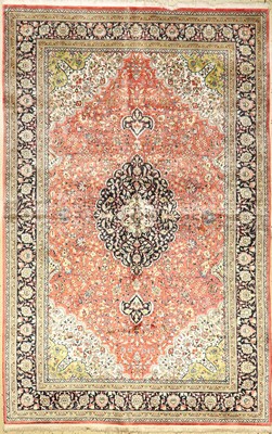 China Seide, ca. 40 Jahre, reine Naturseide, ca. 243 x 155 cm, EHZ: 2