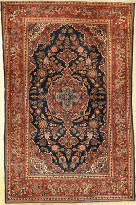 Keschan Kork alt, Persien, um 1930, Korkwolle, ca. 205 x 133 cm, EHZ: 2-3