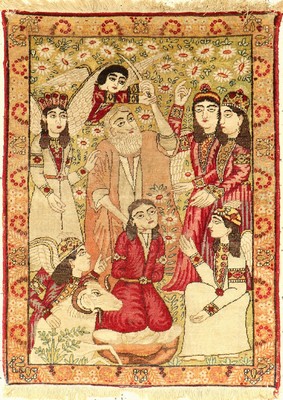 Kerman antik, Persien, um 1890, Wolle auf Baumwolle, ca. 86 x 64 cm, EHZ: 4