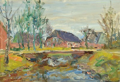 Albert Feser, 1901 Ojendorf - 1993 Hamburg, Studium an der Ladeskunstschule Hamburg, seit 1949 schloss er sich mit den Malern Fritz Düsiong, Adolf ...