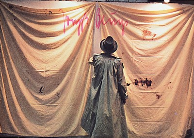 Joseph Beuys,1921-1986, Multiple, handsigniert, "Stanhope Hotel" 1978,Hrsg. Edition Staeck Heidelberg, unter Glas, Rahmen, 10 x 15/ca. 23.5 ...