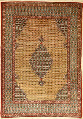 Ghom alt, Persien, ca. 60 Jahre, Korkwolle mit Seide, ca. 195 x 140 cm, EHZ: 2-3