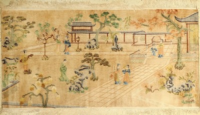 Seiden China alt, China, ca. 40 Jahre, reine Naturseide, ca. 180 x 93 cm, EHZ: 2