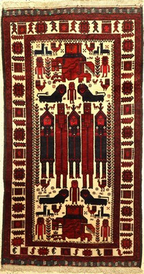 Belutsch alt, Persien, ca. 30 Jahre, Wolle auf Wolle, ca. 185 x 101 cm, EHZ: 2-3