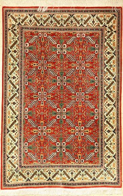 Feiner Ghom Seide, Persien, ca. 40 Jahre, reine Naturseide, ca. 150 x 102 cm, EHZ: 2