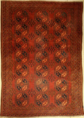 Ersari antik, Turkmenistan, um 1910, Wolle auf Wolle, ca. 330 x 232 cm, EHZ: 4
