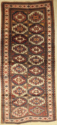 Kasak antik, Kaukasus, Ende 19.Jhd.,, Wolleauf Wolle, ca. 252 x 114 cm, EHZ: 2-3