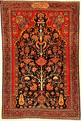 Feiner Farahan antik (Auftragsarbeit für Mirza Mohammad-Hossein Khan, einer der Stellvertreter von Mohammad Shah Qajar) "Signiert", ...