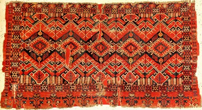 Früher Ersari "Tschowal" antik, Turkmenistan Amu-Darja, Frühes 19.Jhd., Wolle geknüpft auf Wolle. Farbige Tschowal der Ersaren mit ...