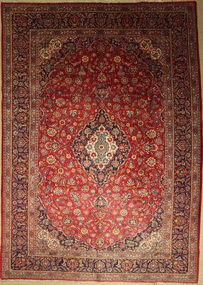 Keschan alt, Persien, ca. 40 Jahre, Wolle auf Baumwolle, ca. 405 x 292 cm, EHZ: 2-3