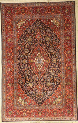 Keschan fein (Shadsar), Persien, ca. 50 Jahre, Korkwolle, ca. 218 x 138 cm, EHZ: 2