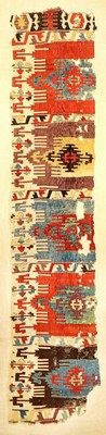 Früher zentralanatolischer "Saf-Gebetskelim" antik "Fragment" (Publiziert), Zentralanatolien Konya-Region, 17/18.Jhd., Wolle ...