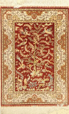 China Seide, China, ca. 30 Jahre, Naturseide, ca. 93 x 63 cm, EHZ: 2