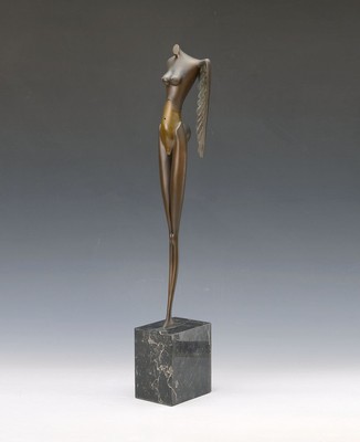 Paul Wunderlich, 1927-2010, "Die kleine Nike", sign., num. 407/1000, H. ca. 60 cm
