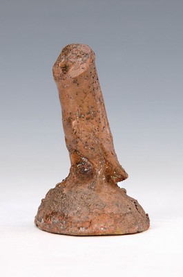 Prof. Erich Koch, 1924 Roßbach/Pfalz-1914 München, Eule, Bronzeskulptur, am Boden signiert, H. ca. 10cm