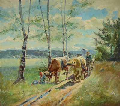 Paul Johann Walch, 1881-1958 Leutstetten, Studium an der Akademie München bei Löfftz und Gysis, 1937 Teilnahme an der großen Kunstausstellung im ...