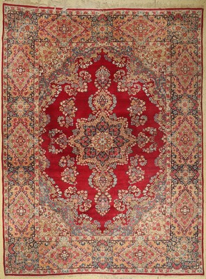Kerman Lawer alt, Persien, ca. 60 Jahre, Wolle auf Baumwolle, ca. 359 x 266 cm, EHZ: 4