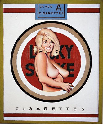 Mel Ramos, geb. 1935, Titel: Lulu Blonde, Farboffset-Lithografie, Drucker-Verlag: publishing Company Verlag 2004, PP, Motiv ca. 56x45 cm, gesamt ...