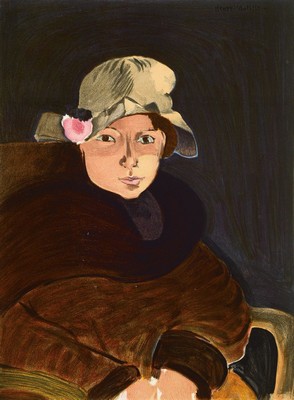 Henri Matisse, 1869-1954, Konvolut aus 2 Portraits, Farblitho, Drucker Verlag; Mourlot, Paris 1954, PP, Motiv ca. 32x25 cm gesamt je ca. 40x50 cm
