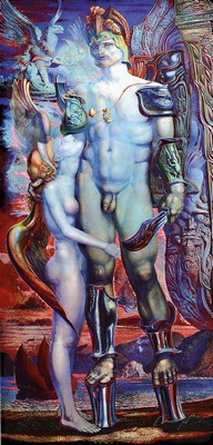 Ernst Fuchs, 1930 Wien - 2015, Giclee/Leinwand, handsigniert und num. 293/ 300, 89.5 x 61 cm