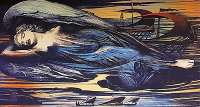 Ernst Fuchs, 1930 Wien - 2015 Giclee/Leinwand, handsigniert, num. 181/300 , 61 x 106 cm