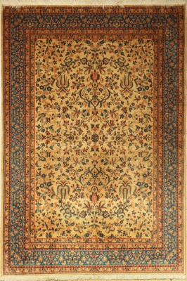 Birjand(antik-Washed), Persien, ca. 40 Jahre, Korkwolle, ca. 235 x 162 cm, EHZ: 2