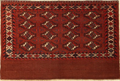 Yomud "Tschowal" antik, Turkmenistan, um 1890, Wolle auf Wolle, ca. 112 x 76 cm, EHZ: 2-3, feine Qualität