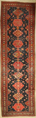 Feine Malayer Galerie, Persien, um 1940, Wolle auf Baumwolle, ca. 370 x 110 cm, feine Qualität, EHZ: 3