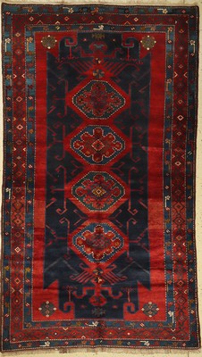 Armenischer Kasak alt, Kaukasus, um 1940, Wolle auf Wolle, ca. 288 x 164 cm, dekorativ, vollflorig, EHZ: 2-3