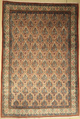 Ghom Kork alt, Persien, ca. 50 Jahre, Korkwolle mit Seide, ca. 331 x 222 cm, EHZ: 3