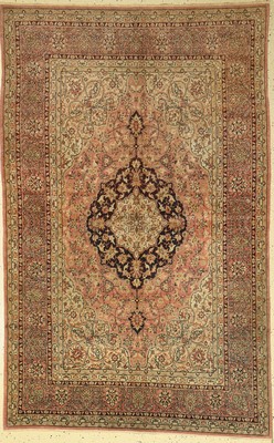 Kayseri fein, Türkei, um 1960, Wolle auf Baumwolle, ca. 209 x 132 cm, Mittlere Gebrauchsspuren
