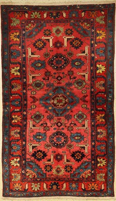 Eriwan alt, Rußland, ca. 50 Jahre, Wolle auf Baumwolle, ca. 224 x 132 cm, Fachkundig gereinigt, EHZ: 2