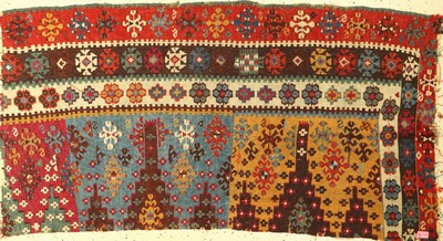 Zentralanatolischer Kelim antik (Fragment), Türkei, Mitte 19.Jhd., Wolle auf Wolle, ca. 146 x 77 cm, EHZ: (Fragment)