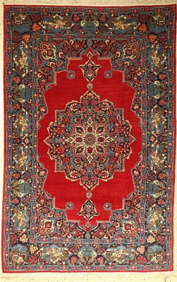 Mesched, Persien, ca. 50 Jahre, Wolle auf Baumwolle, ca. 211 x 137 cm, EHZ: 3-4