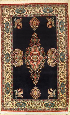 Ghom Kork, Persien, ca. 50 Jahre, Korkwollemit Seide, ca. 213 x 137 cm, EHZ: 2, (kleine Florfehlstelle)