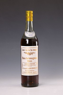 1 Flasche Bas Armagnac 1935, Domaine d'Escoubès grand cru, 70cl, 43 Vol.% top shoulder