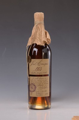 1 Flasche Vieil Armagnac 1953, Gaston Legrand, abgefüllt 2004, 0.7l, 40% Vol., orig. verkorkt, in Originalholzkiste