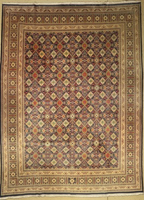 Täbriz Kork fein, Persien, ca. 50 Jahre, Korkwolle, ca. 396 x 298 cm, EHZ: 2-3