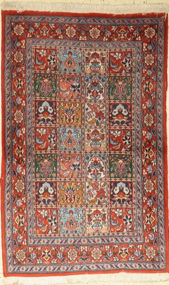 Mud alt, Persien, ca. 40 Jahre, Wolle mit Seide, ca. 143 x 92 cm, EHZ: 3