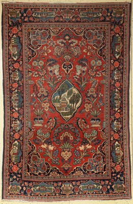 Keschan alt, Persien, um 1930, Wolle auf Baumwolle, ca. 204 x 132 cm, EHZ: 4
