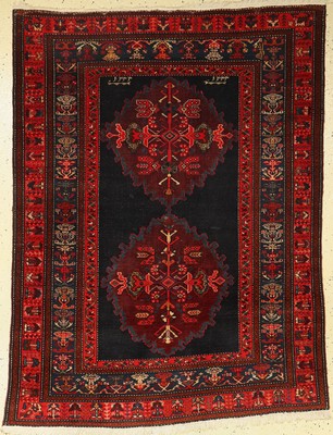 Schirwan alt, Kaukasus,datiert 1333(um 1912) Wolle auf Wolle, ca. 157 x 118 cm, EHZ: 3
