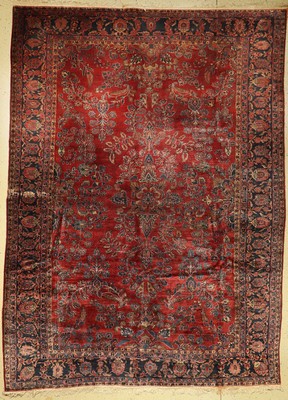 Us Re-Import Sarogh antik, Persien, um 1900, Wolle auf Baumwolle, ca. 354 x 260 cm, EHZ: 4-5