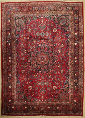 Mesched, Persien, ca. 50 Jahre, Wolle auf Baumwolle, ca. 350 x 250 cm, EHZ: 2