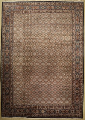 Mud Kork fein Sign, Persien, ca. 40 Jahre, Korkwolle mit Seide, ca. 375 x 263 cm, EHZ: 2