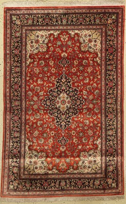 Ghom Seide, Persien, ca. 50 Jahre, reine Naturseide, ca. 158 x 98 cm, EHZ: 2, (leicht verfärbt)