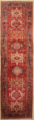 Karadja, Persien, ca. 60 Jahre, Wolle auf Baumwolle, ca. 426 x 117 cm, EHZ: 2