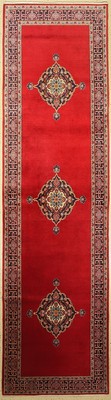 Keschan, Persien, ca. 40 Jahre, Wolle auf Baumwolle, ca. 404 x 108 cm, EHZ: 2-3